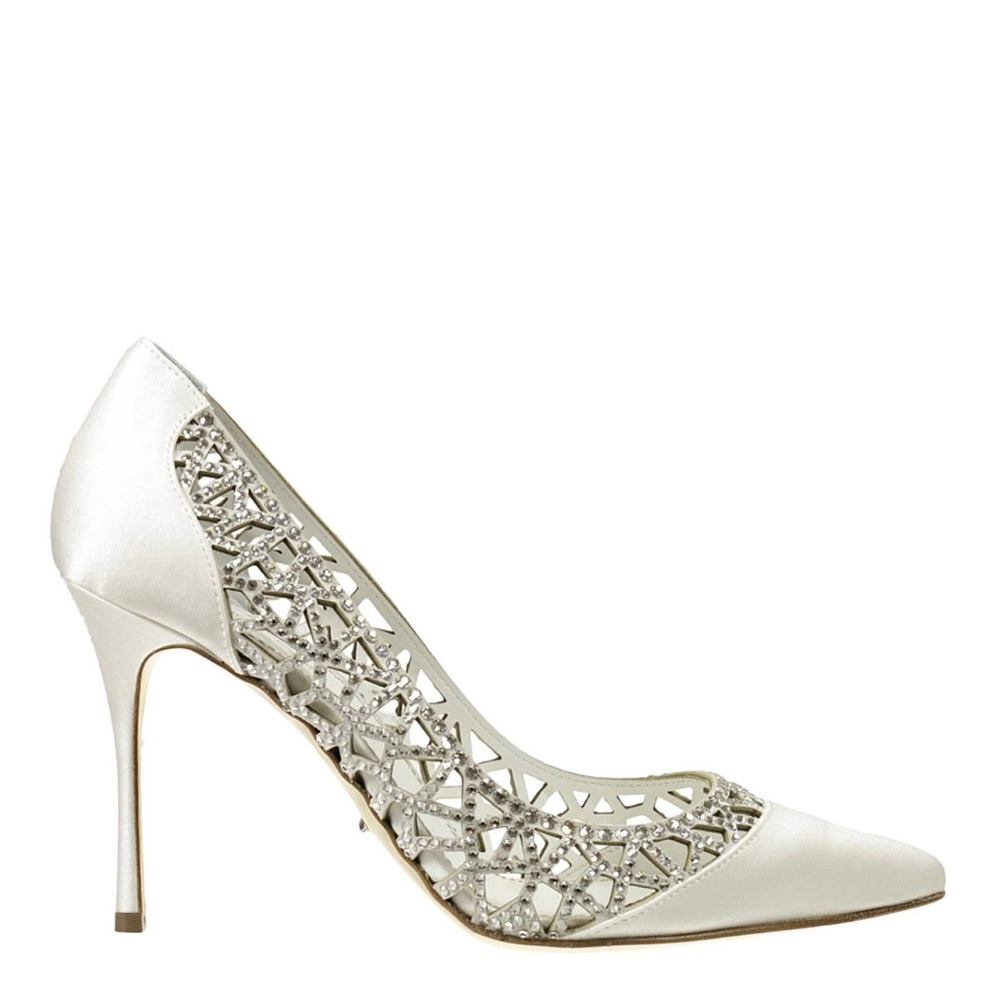Sergio Rossi, wedding, white, 6.5, - Picture 6 of 7